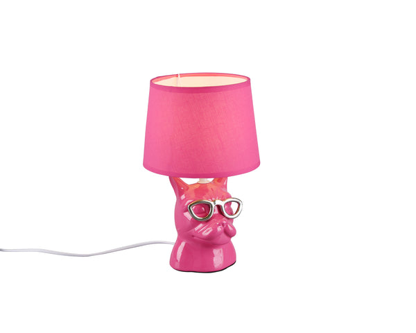 acquista Lampe de table d'intérieur E14 en céramique rose