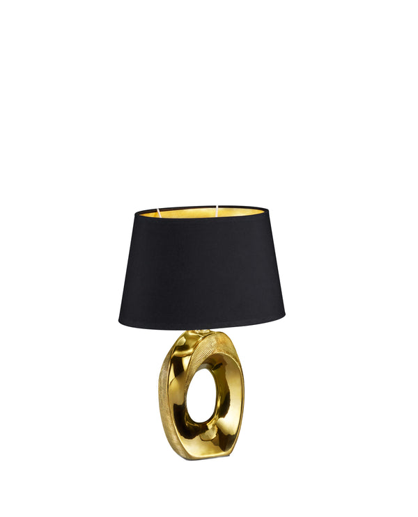 Lampe de table d'intérieur E14 en céramique dorée sconto