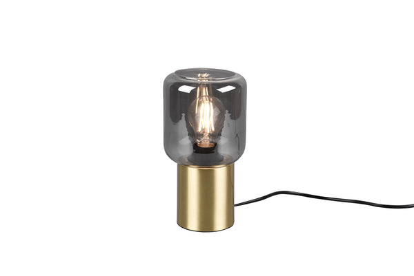 Lampe de table LED d'intérieur en métal laiton mat sconto
