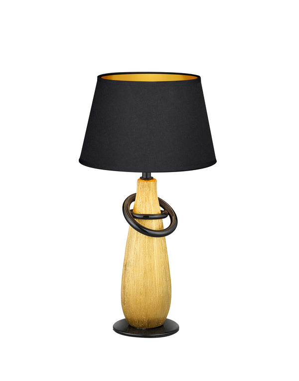 Lampe de table d'intérieur E14 en céramique dorée prezzo