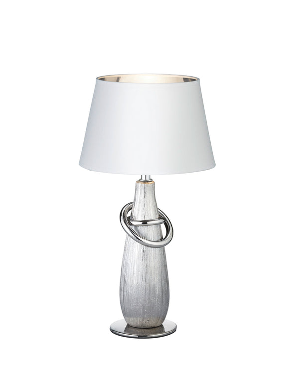 Lampe de table d'intérieur E14 en Céramique Argentée acquista