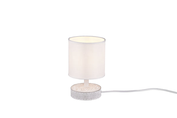 Lampe de table LED d'intérieur en Céramique Blanche sconto