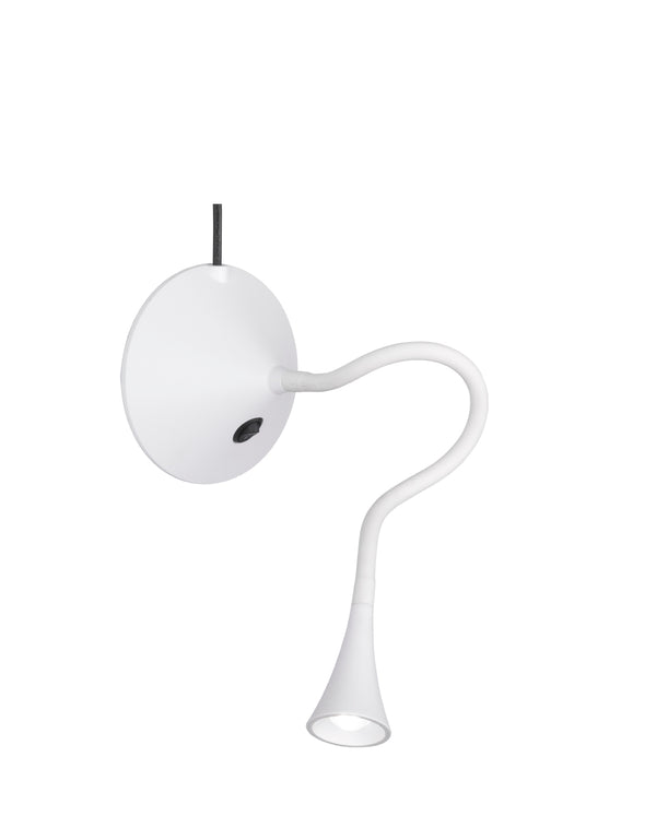 online Lampe de table LED d'intérieur en plastique blanc