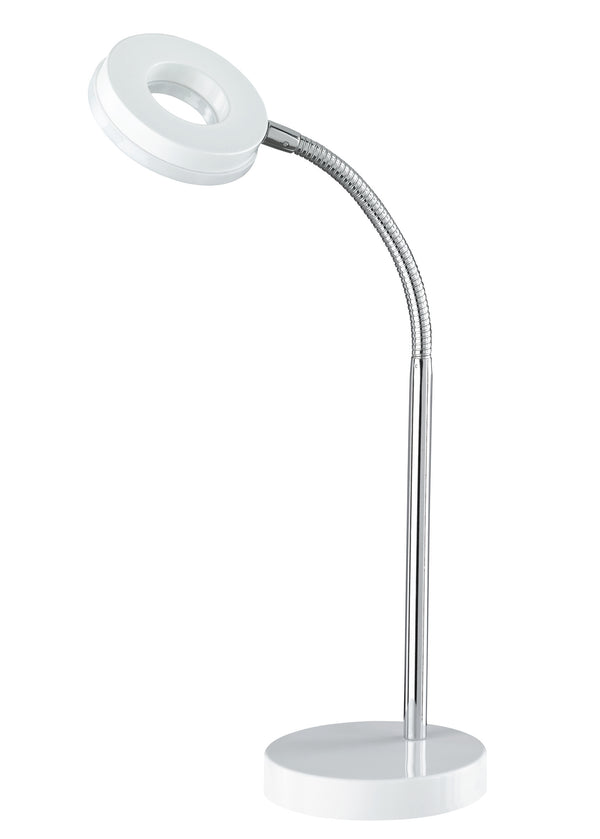 Lampe de table LED d'intérieur en Métal Blanc sconto