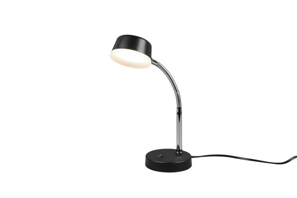 Lampe de table LED d'intérieur en plastique noir acquista