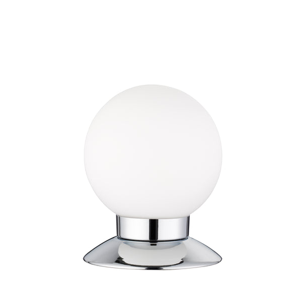 Lampe de table LED d'intérieur en métal chromé sconto