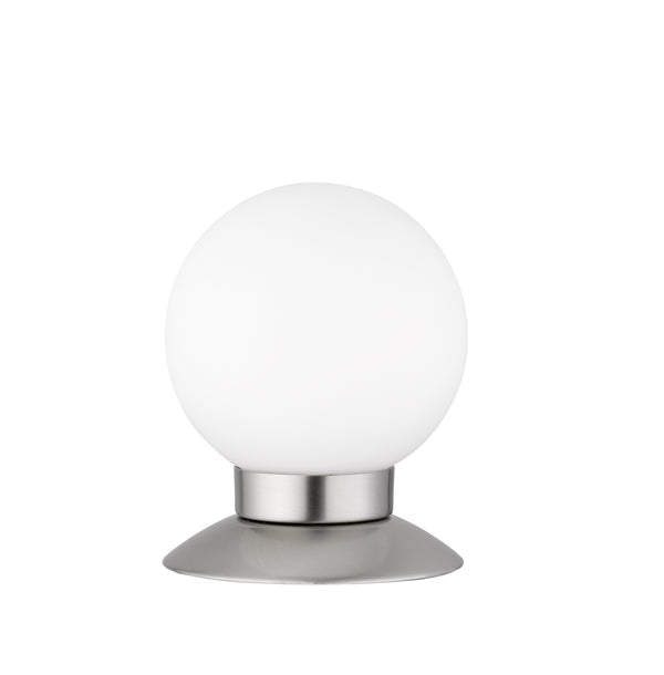 Lampe de table LED d'intérieur en métal nickel mat acquista