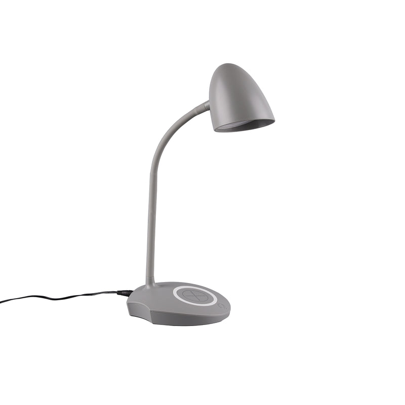 Lampada tavolo da Interno a LED in Plastica Grigio-4