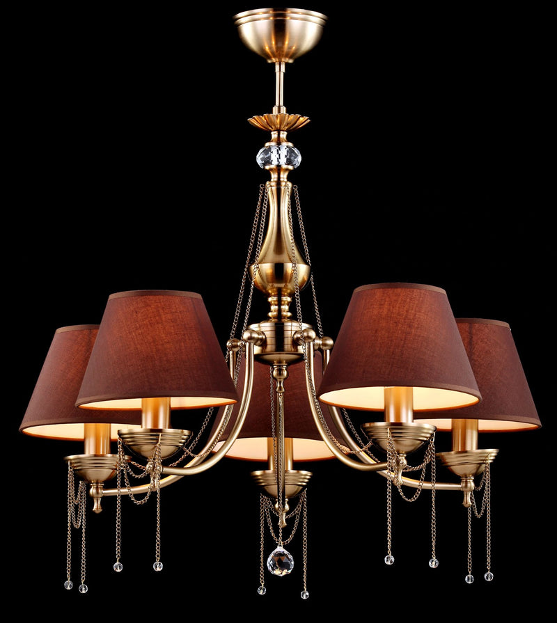 Lampadario Royal Classic in Metallo Chester Ottone-3