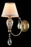 Lampada da parete Royal Classic in Metallo e Vetro Murano Bronzo-2