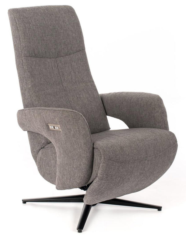 Fauteuil inclinable Relax 2 moteurs en tissu gris clair chiné online