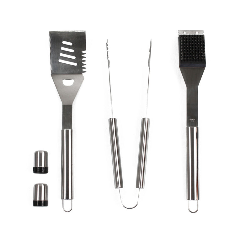 Set 18 Utensili Accessori per  Barbecue con  Valigetta -3