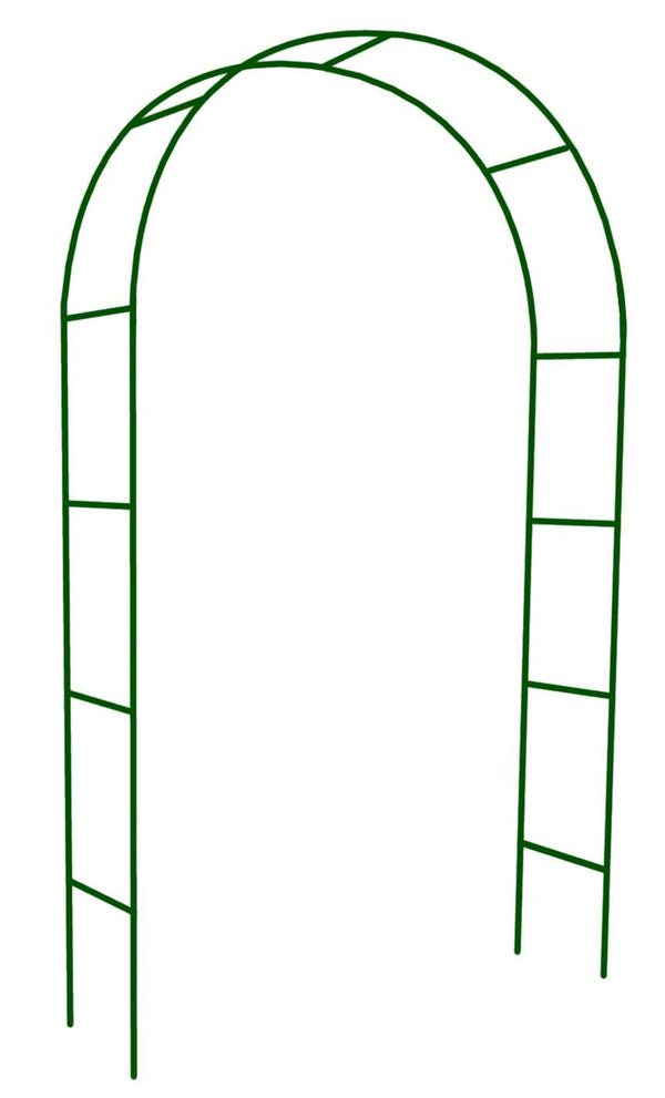 Arco per Piante Rampicanti da Giardino 140x37x220 cm in Acciaio  Verde sconto