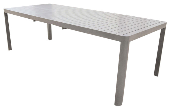 Table de jardin extensible 160/240x100x75 cm en aluminium gris tourterelle prezzo