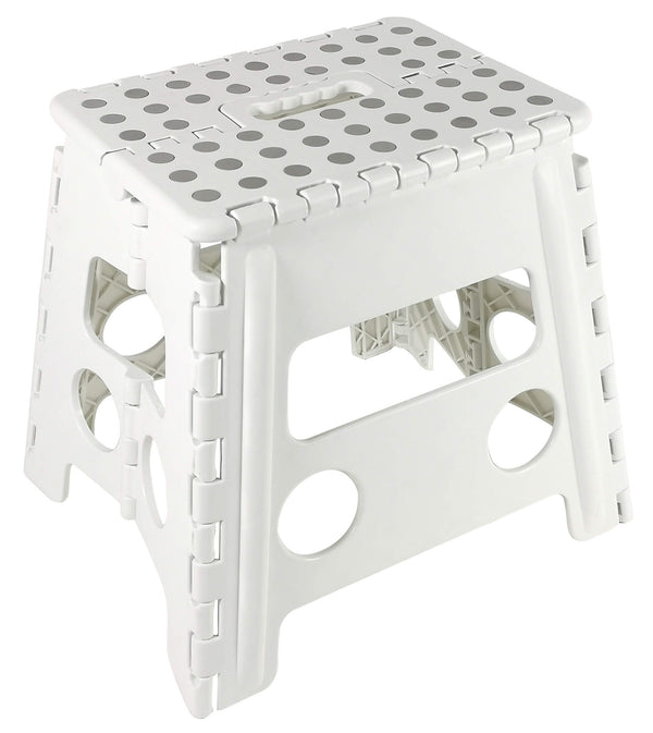 Tabouret Pliant 30x32x22 cm en Polypropylène Blanc sconto