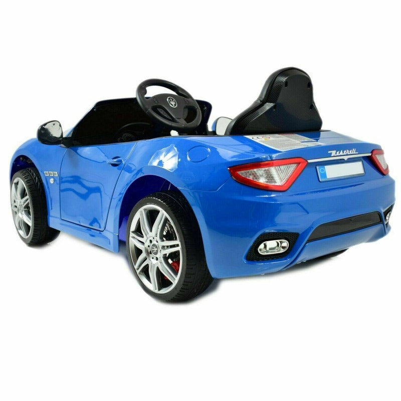 Macchina Elettrica per Bambini 12V Maserati GranCabrio S502 Blu-4