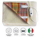 Coperta Termica Elettrica in Lana 100% Scaldaletto Plus Scozzese Varie Misure-5