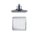 Soffione Doccia 20x20 cm con LED per Controlla Temperatura Acqua Sined  Grigio-1