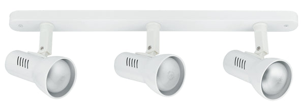 acquista Spot 3 Lumières Orientables en Métal Blanc E27