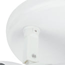 Faretto 3 Luci Spot Base Tonda Metallo Bianco E27 Intec SPOT-CARRERA-PL3-2