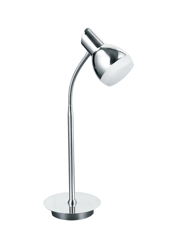 Lampe de table de bureau réglable en métal chromé LED 5 watts lumière naturelle prezzo