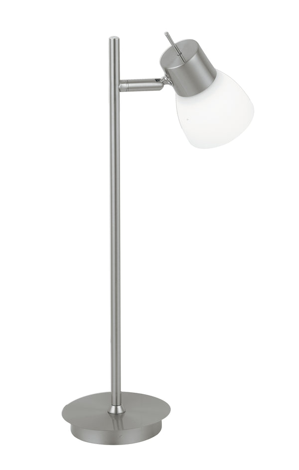 Lampe de table de chevet en métal nickel, diffuseur de lampe LED, lumière naturelle de 5 watts prezzo