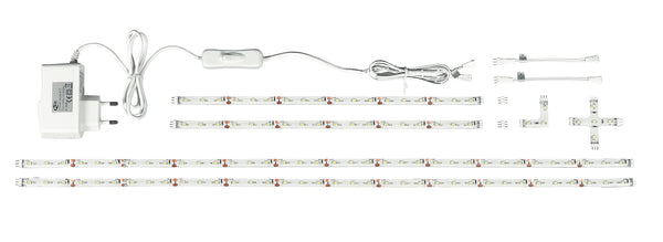 online Kit de bandes avec batterie et adaptateurs LED pour lumière naturelle de 12 watts