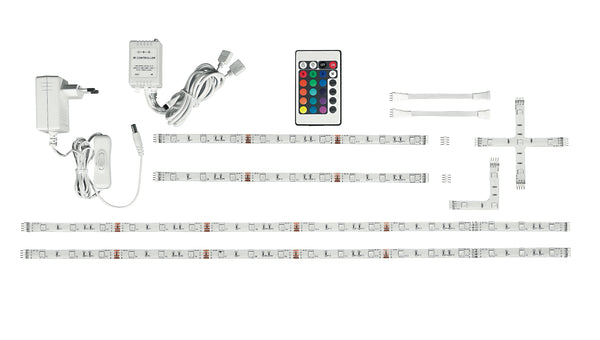 Kit de bandes avec accessoires et driver LED, lumière naturelle RVB 15 watts à intensité variable prezzo