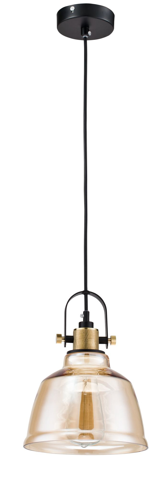 Lampada pendente Pendant in Metallo Irving Nero-4