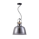 Lampada pendente Pendant in Metallo Irving Nero-5