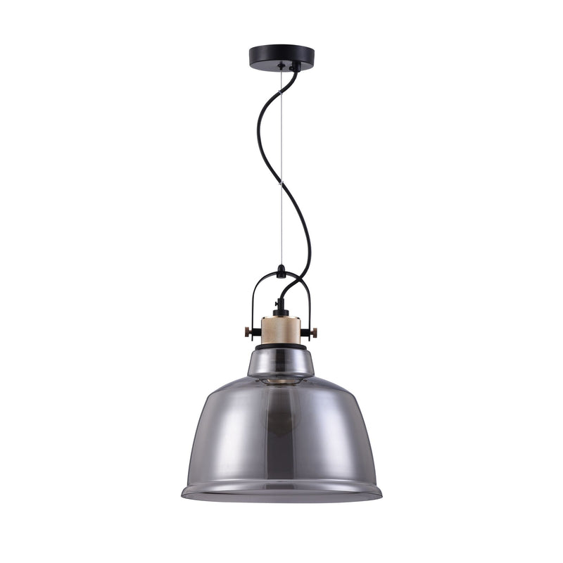 Lampada pendente Pendant in Metallo Irving Nero-5