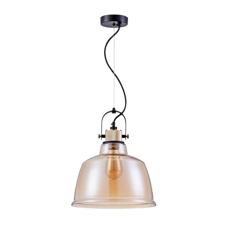 Lampada pendente Pendant in Metallo Irving Nero-5