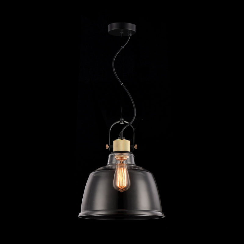 Lampada pendente Pendant in Metallo Irving Nero-2