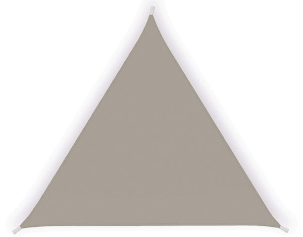 Voile d'Ombrage Triangulaire 3,6x3,6x3,6m en Polyester Gris Tourterelle sconto