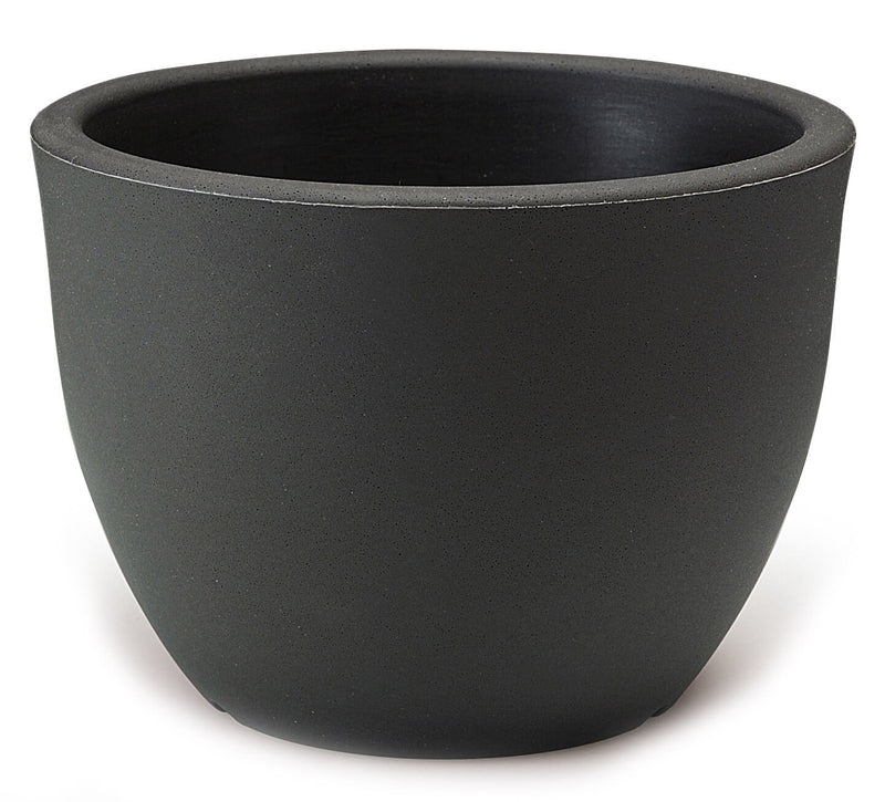 Vaso Ø50x37cm in Polietilene Vanossi Orione Antracite-1