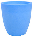 Vaso Ø40x40cm in Polietilene Vanossi Orione Alto Azzurro Fluo-1