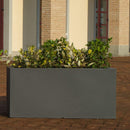 Vaso 100x48x48cm in Polietilene Vanossi Atlantis Antracite-2