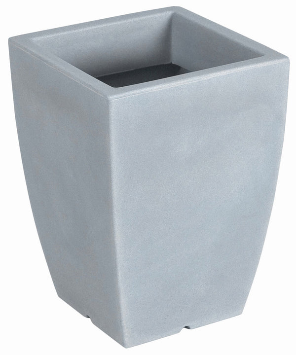 Vase 40x29x29cm en Polyéthylène Vanossi Hydrus Quadro Pietra Serena sconto