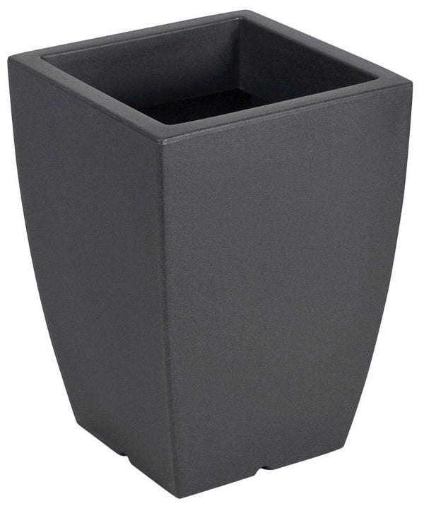 Vase 40x29x29cm en Polyéthylène Vanossi Hydrus Quadro Anthracite Noir online