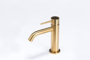 Rubinetto Miscelatore Monocomando Lavabo Oro Tevere-1