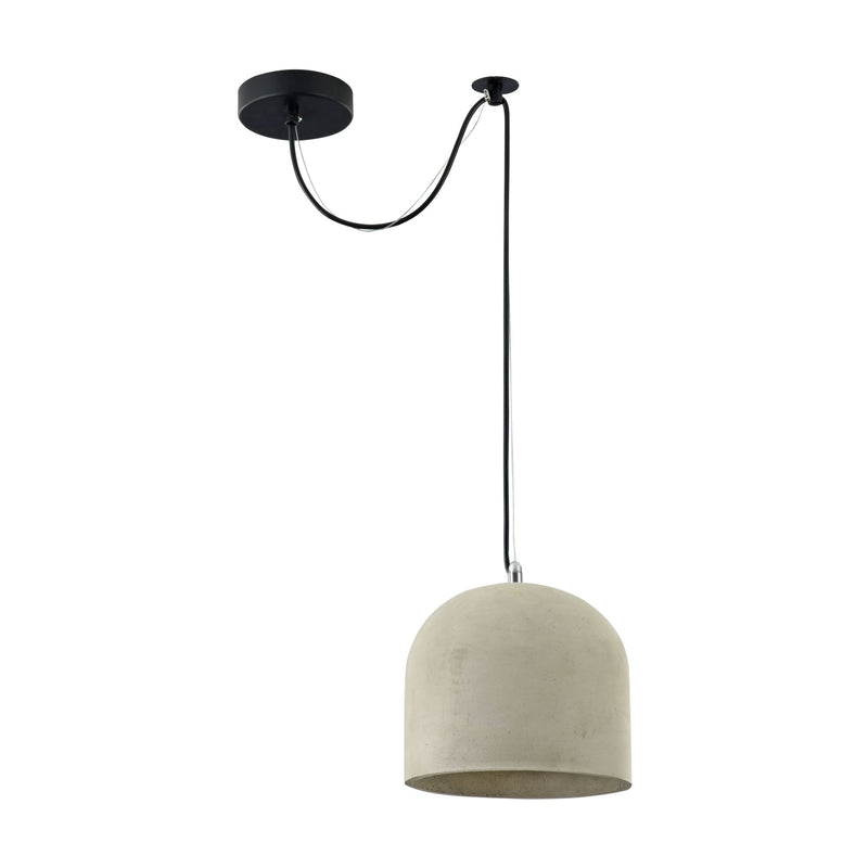 Lampada pendente Loft in Metallo Broni Nero-4