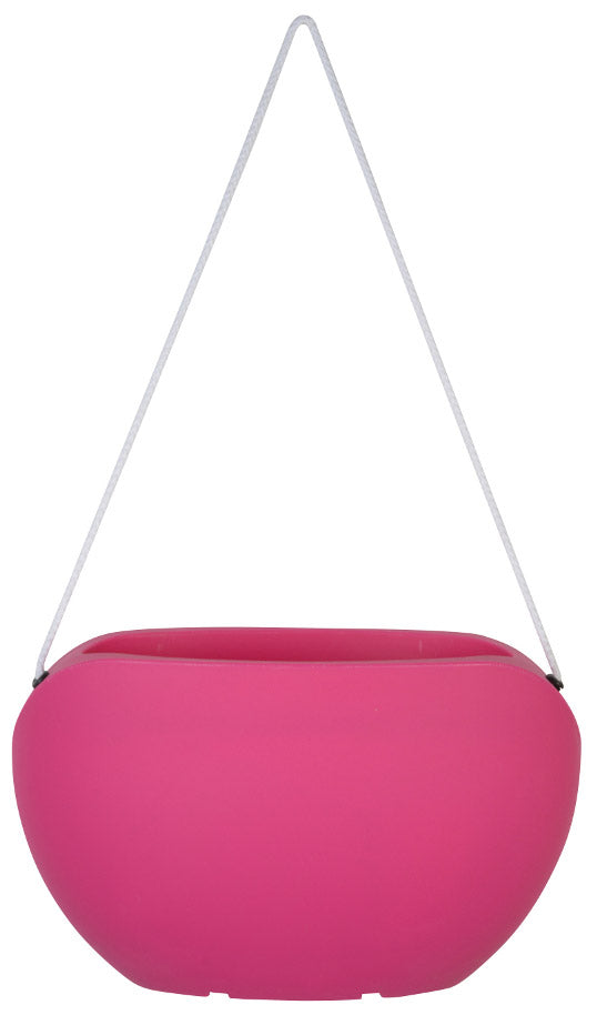 sconto Vase Ovale en Polyéthylène Vanossi Clio Bag Rope Fuchsia Différentes Tailles