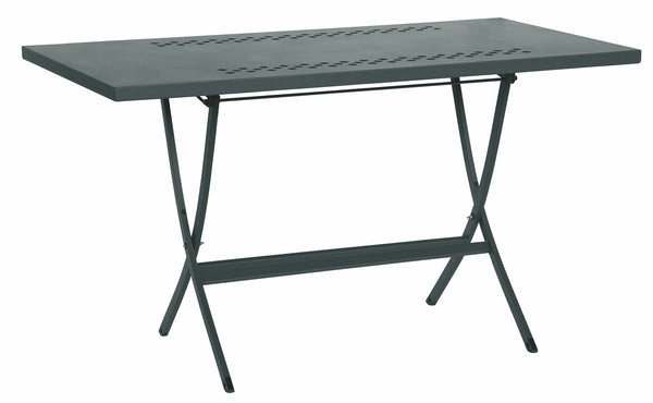 Table de jardin pliante 140x80x75 cm en acier RD Italia Hermes 140 Anthracite sconto