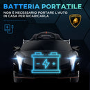 Macchina Elettrica per Bambini 12V con Licenza Lamborghini Veneno Nero-6