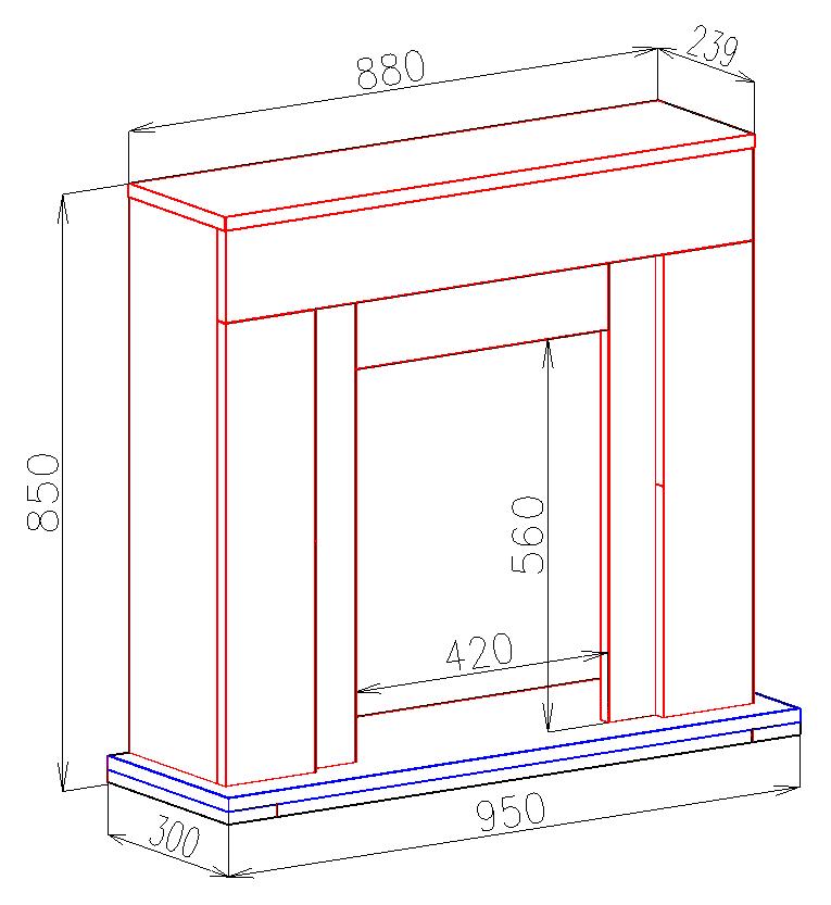 Camino Elettrico da Pavimento 85x95x30 cm Effetto Fiamma 2000W Arthur & Galileo Gold-5