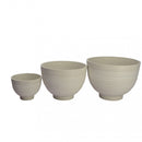 Vaso Medio Narciso Ø39x28 cm in Fibra sintetica Bianco-3