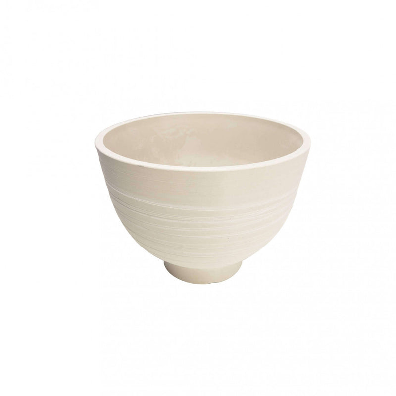 Vaso Grande Narciso Ø45x32 cm in Fibra sintetica Bianco-1