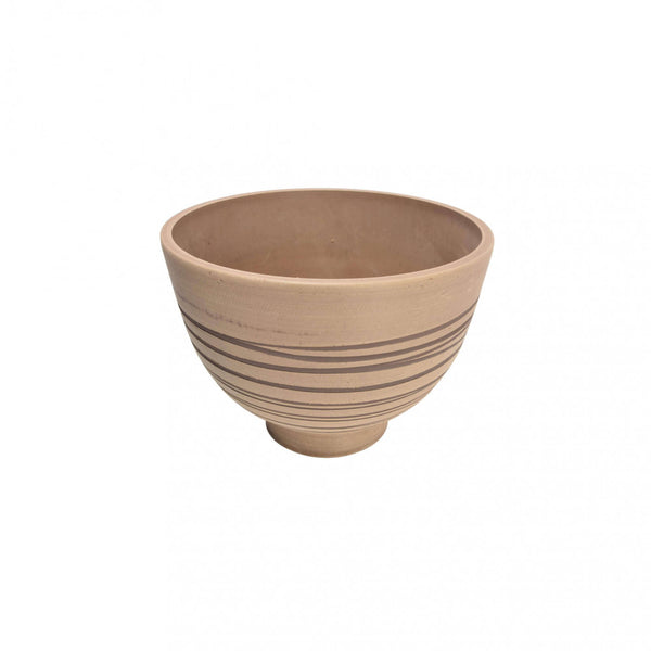 Grand vase Narcisse Ø45x32 cm en fibre synthétique Taupe online