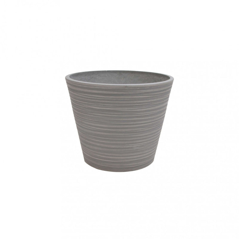 Vaso Piccolo Camelia Ø31x25,4 cm in Fibra sintetica Antracite-1