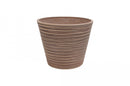 Vaso Piccolo Camelia Ø31x25,4 cm in Fibra sintetica Tortora-2